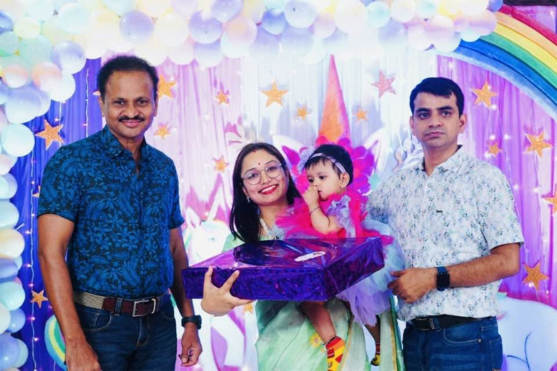  First birthday celebrations of Avipsa
