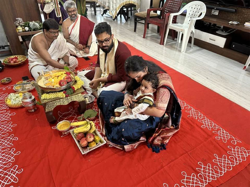 Annaprasana ceremony of Vedansh !