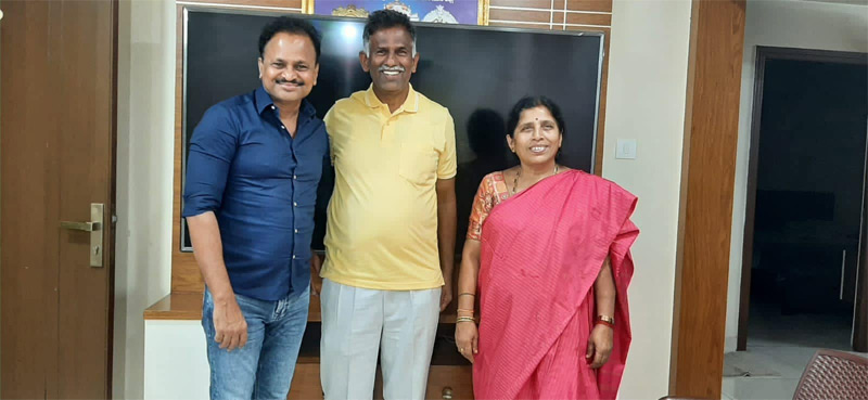 With Kareemullah, principal scientist ICAR and Manjuvani Head of Veterinary Dept State of Telangana!