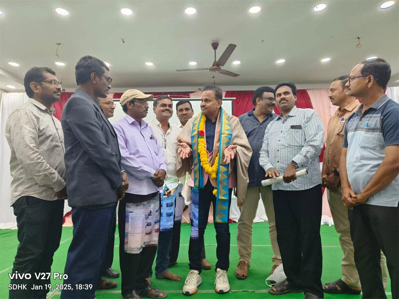 Yesterday in Narasaraopet with my dear disciple Subbarao and others!