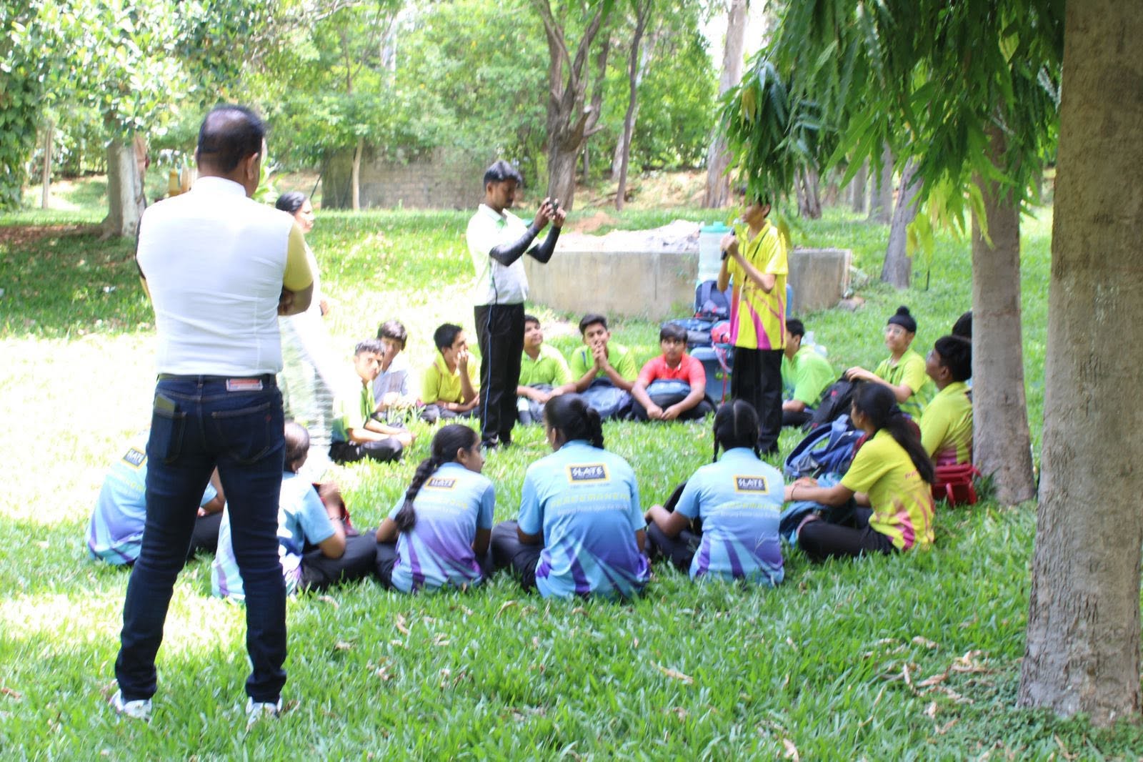 Todays field trip. Yoga. Debates. Games.