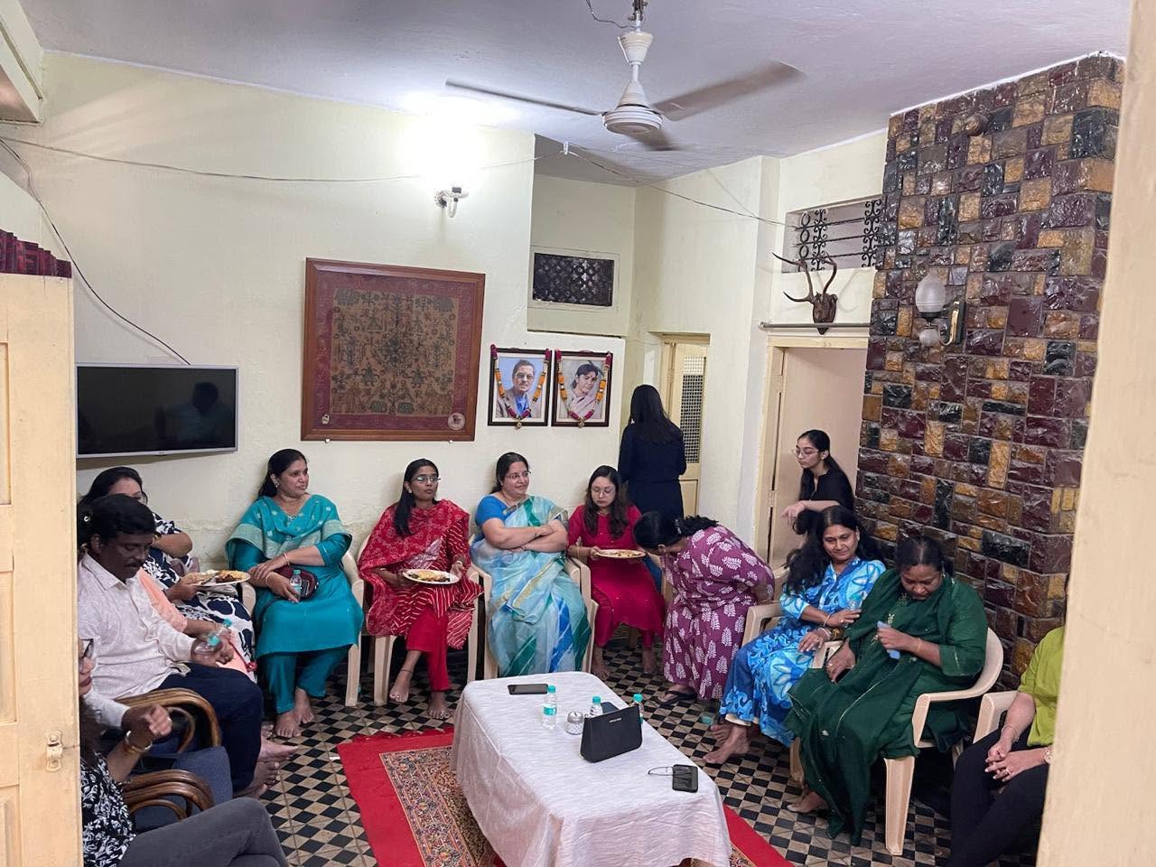 Lunch hosted by Sapna Bhatnagar, Dean Slate at her residence.