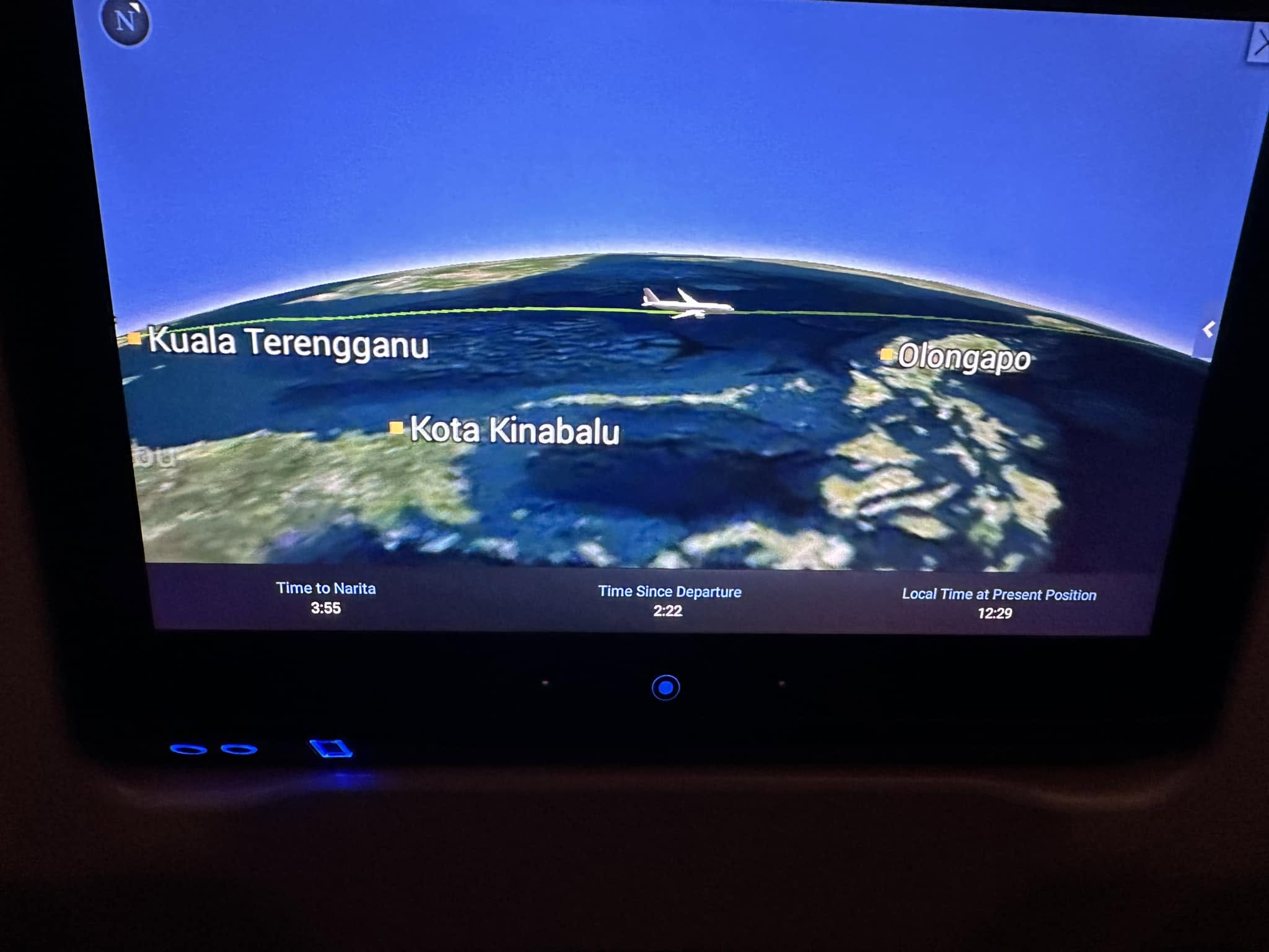 On Board Malaysian Airlines - KL to Narrita ( Japan ). Flying at a height of 38,000 feet above MSL - outside temp - Minus 48 C - but still connected to world through Aircraft WiFi