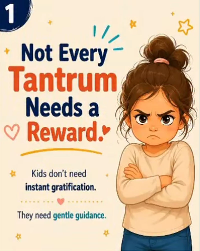 Not Every Tantrum Need a Reward on May 29th, 2026