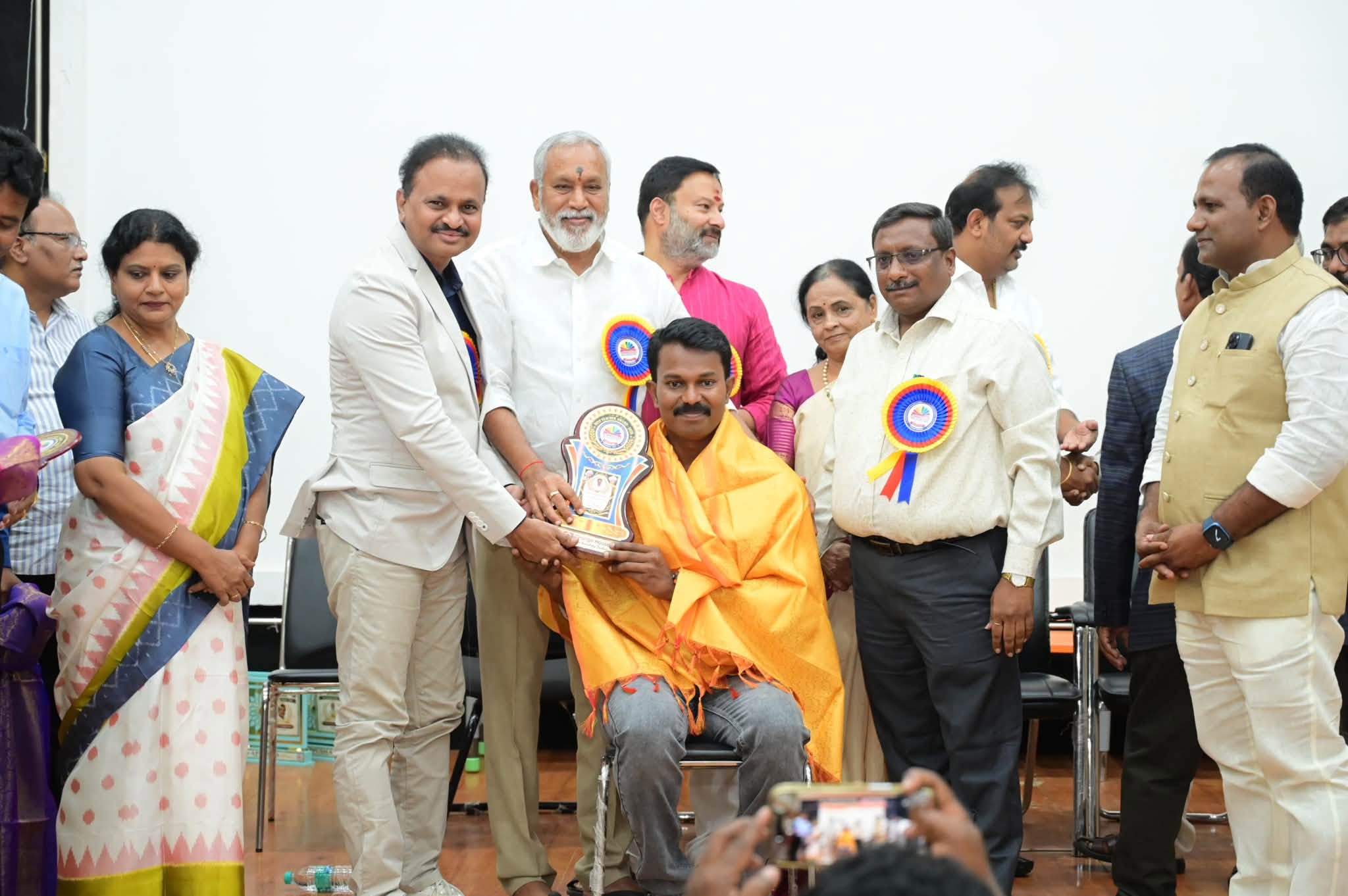 Today, APPUSMA (Andhra Pradesh Private Unaided Schools Management Association) organised a ceremony to felicitate the Best Teachers of private schools