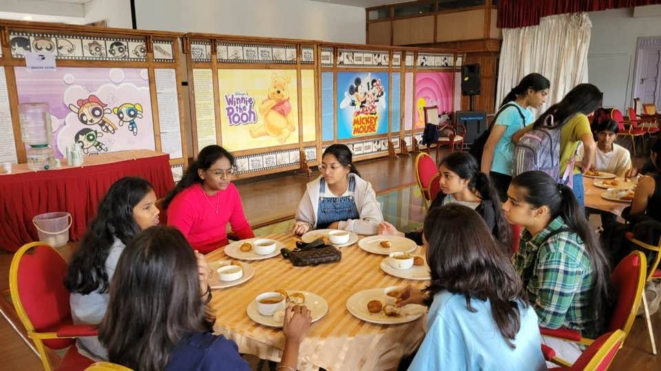 Breakfast at Silver tips , Munnar. ( Today being Sunday diet break for me. So enjoyed Appam with vegetable stew )