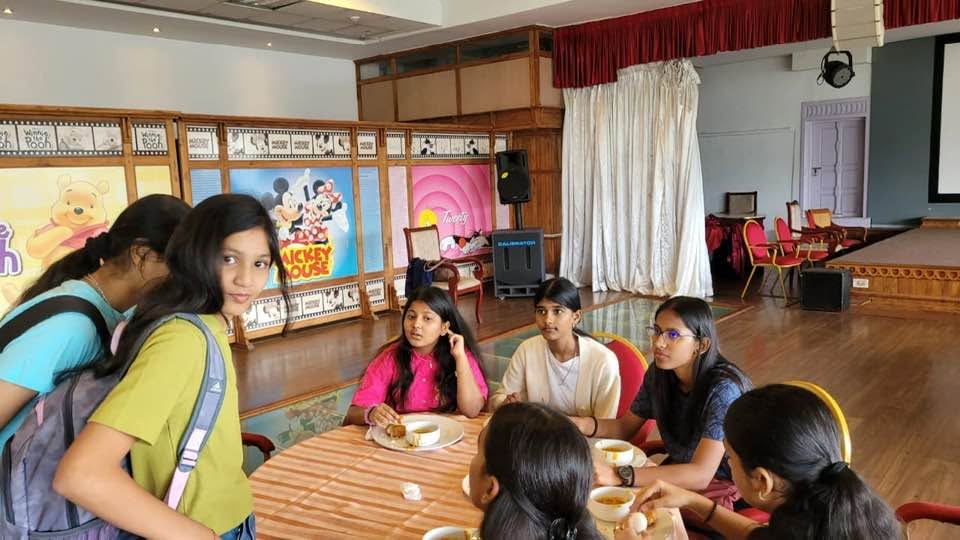 Breakfast at Silver tips , Munnar. ( Today being Sunday diet break for me. So enjoyed Appam with vegetable stew )