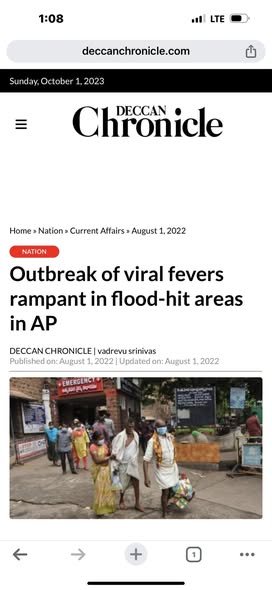 Why are viral fevers occurring?