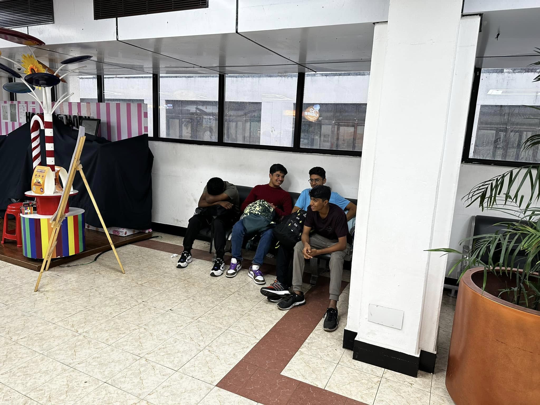 After nine days of exploring hills, valleys, rivers, and seas�and carrying back sweet memories�the journey home begins just as the festival approaches! Thiruvananthapuram Airport.