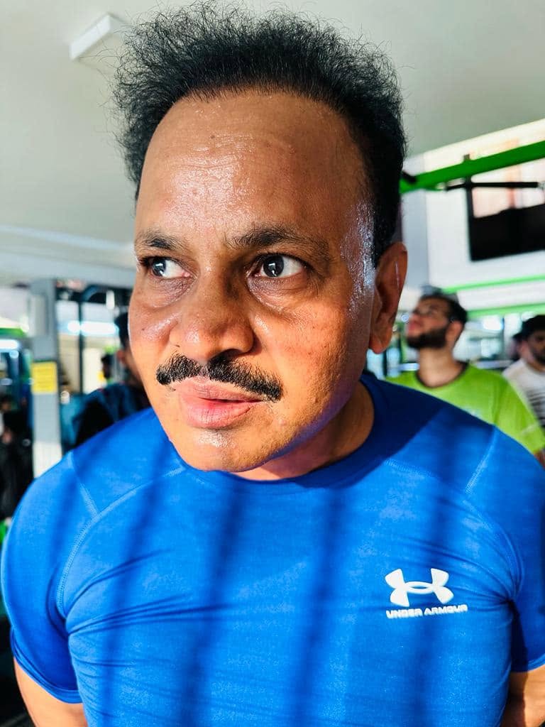 Exercising until you sweat...
